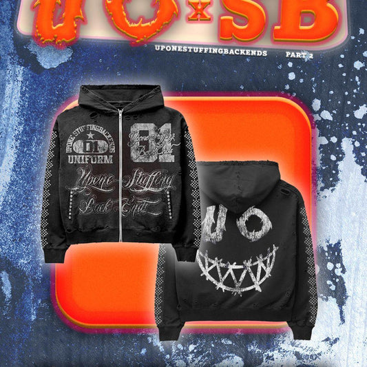 UO x SB Uniform Hoodie Rhinestone